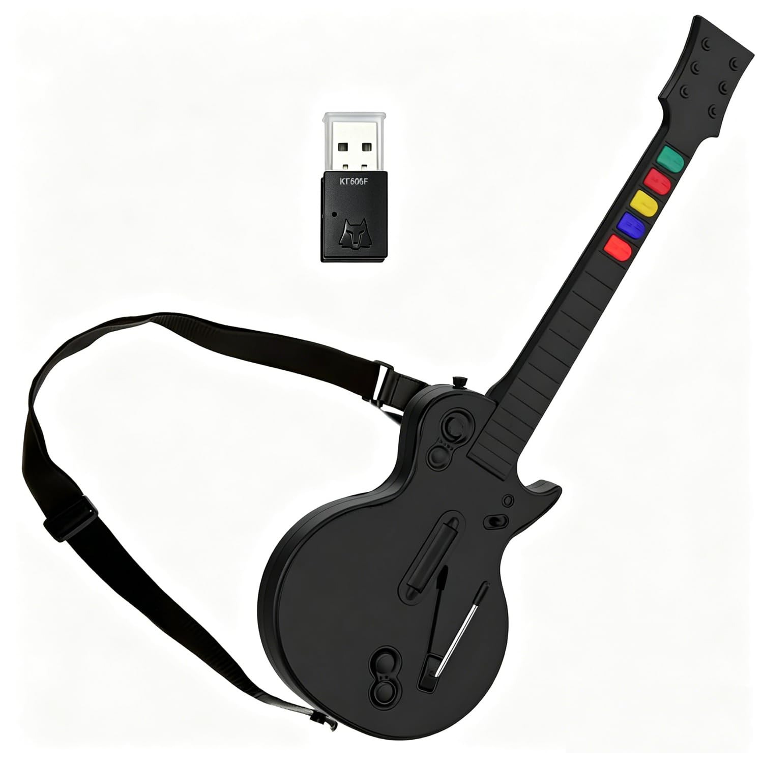 Amazon.com: NBCP PC Guitar Hero Controller, Wireless PS3 Guitar